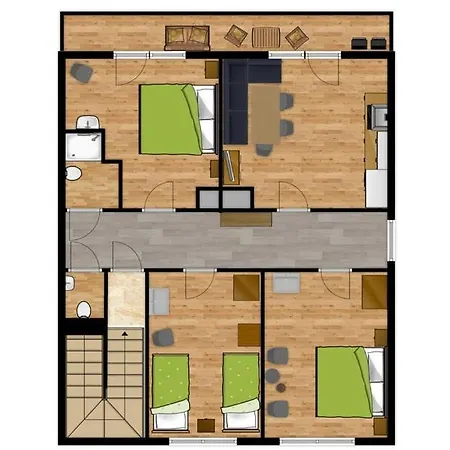 Haus Renswouw Konukevi Hollersbach im Pinzgau